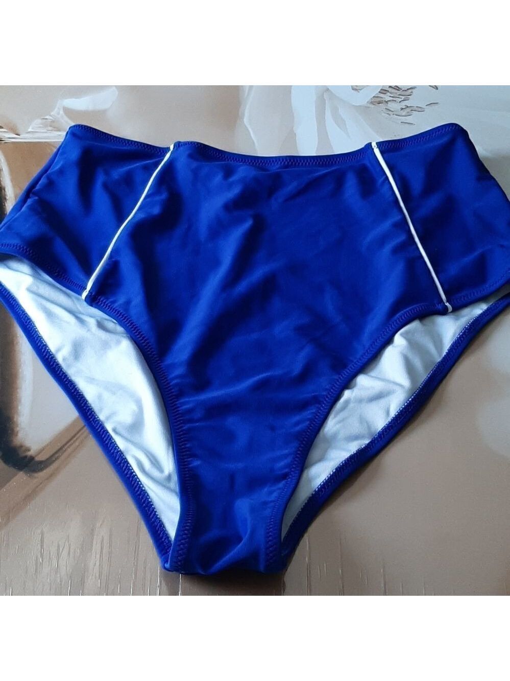 NWT  Cupshe Bottom Swimwear Royal Blue Size XL